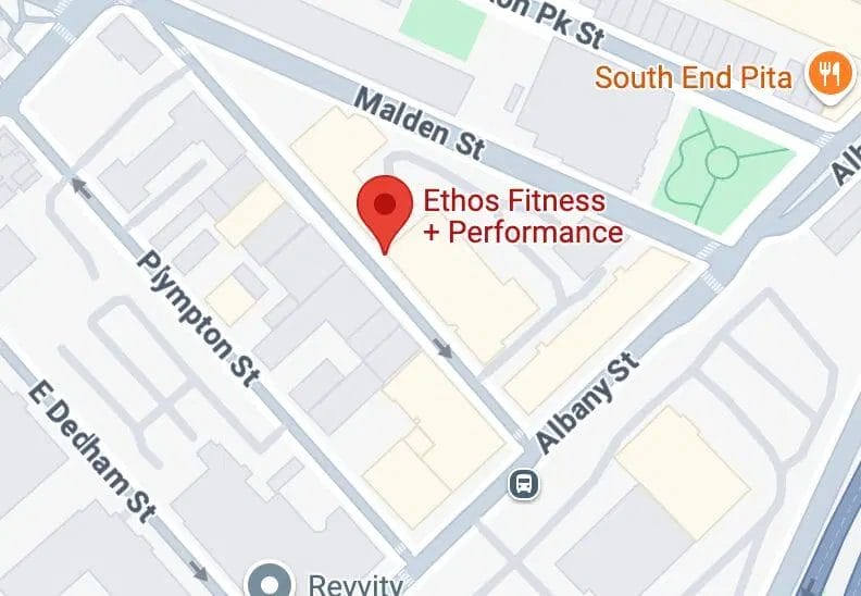 Ethos Fitness + Performance map location